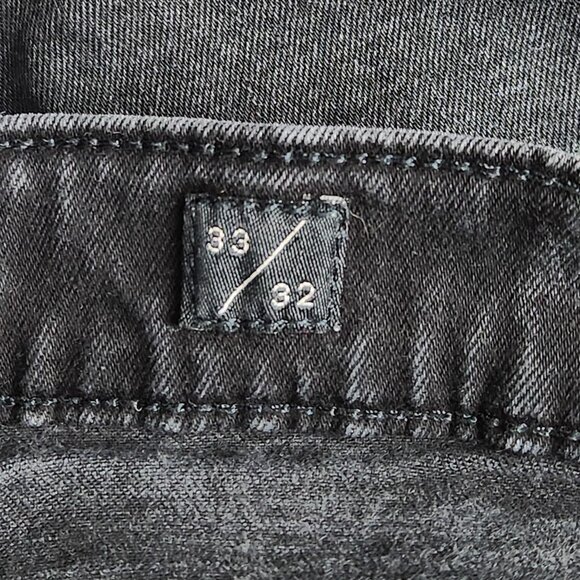Lucky Brand Jeans Mens 33X32 Black 410 Athletic Slim Straight Classic Denim - Picture 10 of 12